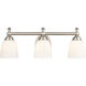 None 3 Light 22 inch Satin Nickel Bathroom Vanity Light Wall Light